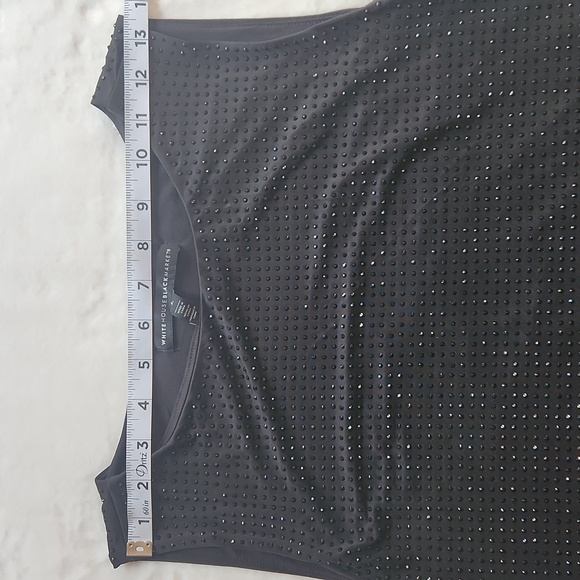 Whitehouse Black Market, Elegant, Formal, Little Black Dress, with Studed Detail - Picture 9 of 11